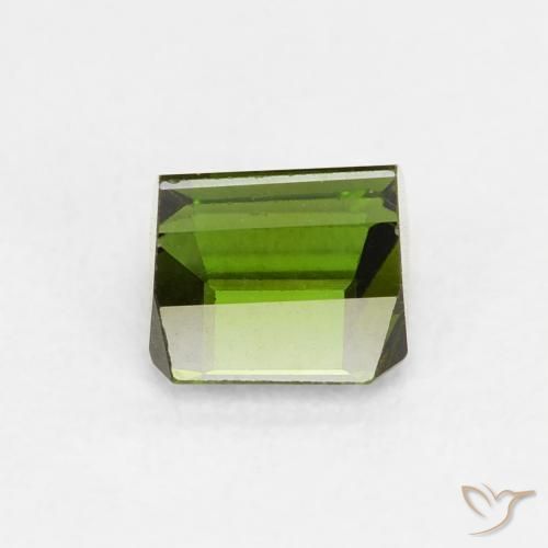 Turmalina Verde floresta Natural 0.68ct, Corte Octógono / Esmeralda, VVS
