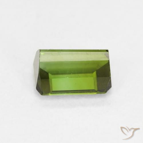 Turmalina Verde floresta Natural 0.73ct, Corte Octógono / Esmeralda, VVS