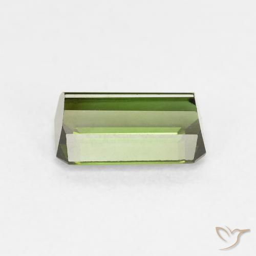 Turmalina Verde escuro Natural 0.90ct, Corte Octógono / Esmeralda, VVS