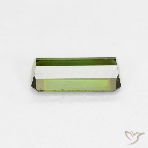 Turmalina Verde escuro Natural 0.73ct, Corte Octógono / Esmeralda, VVS