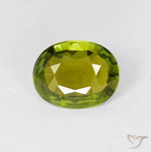 1.32ct Natural Verde Floresta Quente Turmalina, oval, VS