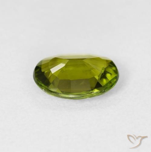 Turmalina Verde Floresta Quente Natural 1.32ct, oval, VS