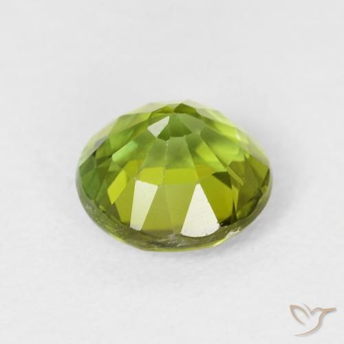 Turmalina Verde oliva Natural 1.52ct, Redondo, VS