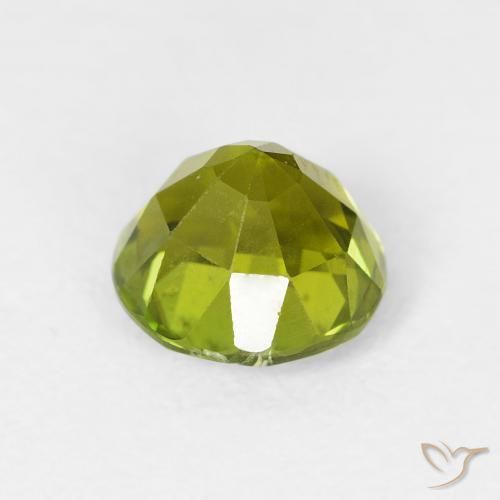 Turmalina Verde oliva Natural 1.52ct, Redondo, VS