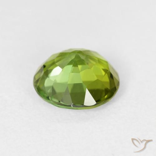 Turmalina Luz verde Natural 1.67ct, Redondo, VS