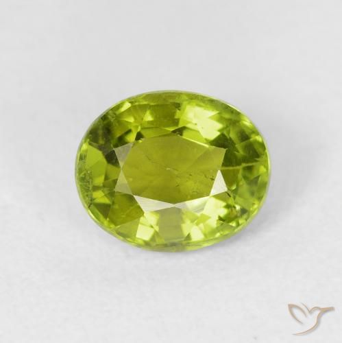 1.48ct Natural Verde médio Turmalina, oval, VS