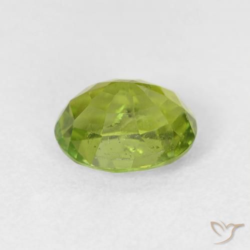 Turmalina Verde médio Natural 1.48ct, oval, VS