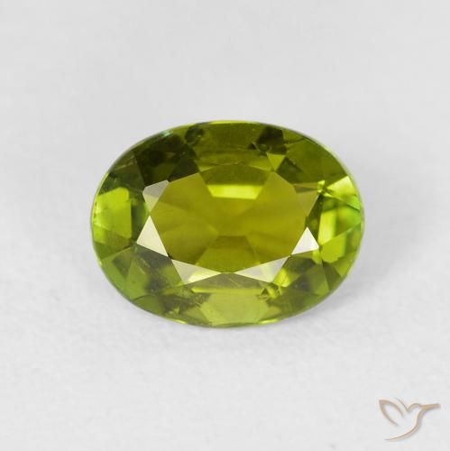 1.49ct Natural Verde Floresta Quente Turmalina, oval, VS