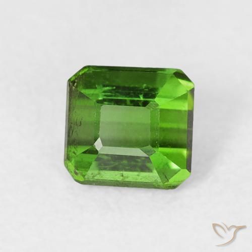 Turmalina Verde Natural 0.65ct, Corte Octógono / Esmeralda, VS