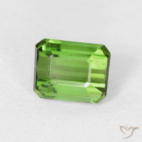 Turmalina Verde Natural 0.69ct, Corte Octógono / Esmeralda, VS