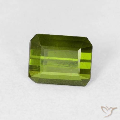 Turmalina Algas Verdes Natural 0.72ct, Corte Octógono / Esmeralda, VS
