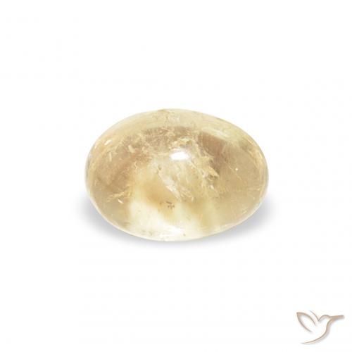 0.72ct Natural Luz Dourada Turmalina, oval, Transparente