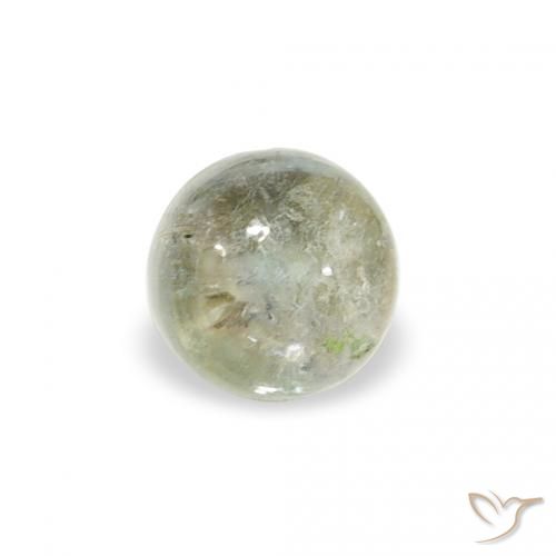 0.60ct Natural verde quente Turmalina, Redondo, Transparente