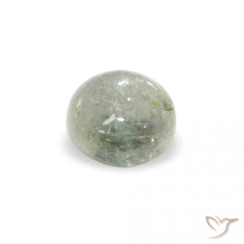 Turmalina verde quente Natural 0.60ct, Redondo, Transparente