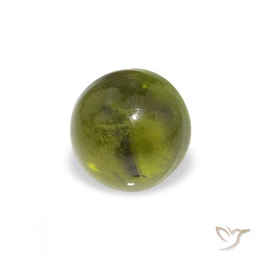 Turmalina Verde floresta Natural 0.67ct, Redondo, Transparente