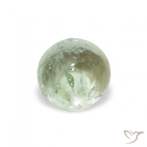 0.94ct Natural Verde médio Turmalina, Redondo, Transparente