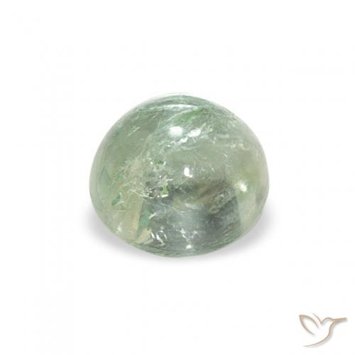 Turmalina Verde médio Natural 0.94ct, Redondo, Transparente