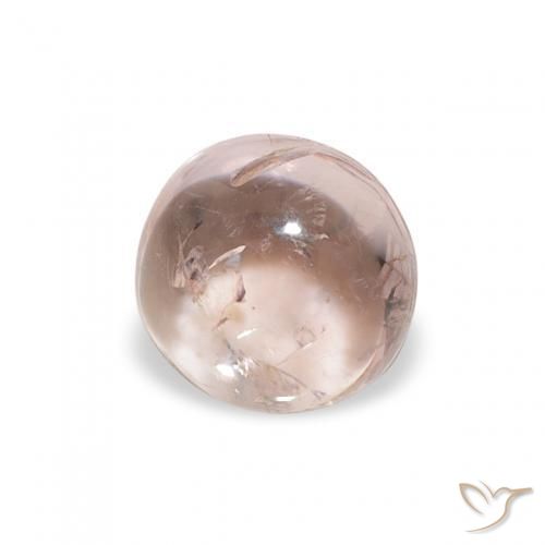 Turmalina Luz rosa Natural 0.93ct, Redondo, Transparente