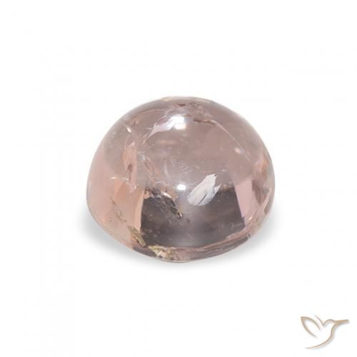 Turmalina Luz rosa Natural 0.93ct, Redondo, Transparente