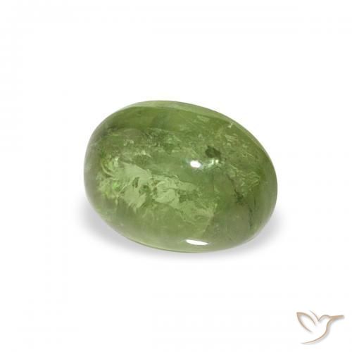 Turmalina Verde médio Natural 0.79ct, oval, Transparente