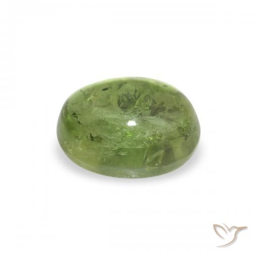 Turmalina Verde médio Natural 0.79ct, oval, Transparente
