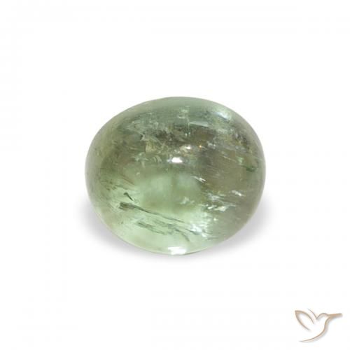 0.81ct Natural Verde Floresta Claro Turmalina, oval, Transparente