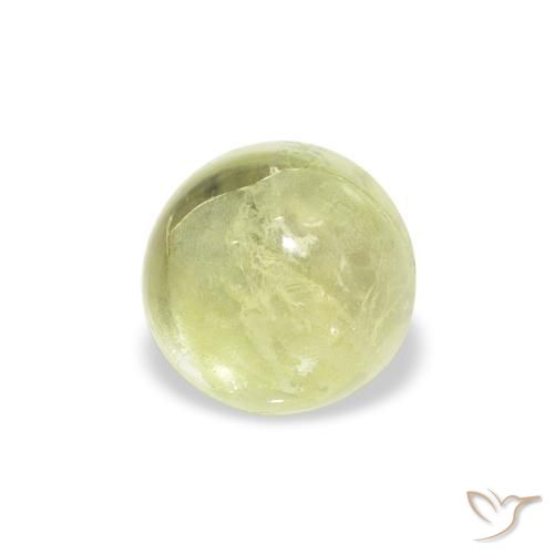 Turmalina Luz verde Natural 1.29ct, Redondo, Transparente