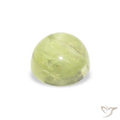 Turmalina Luz verde Natural 1.29ct, Redondo, Transparente