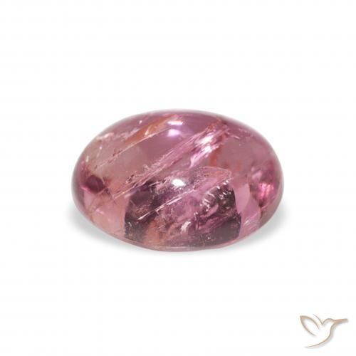 Turmalina Magenta Profundo Natural 1.21ct, oval, Transparente