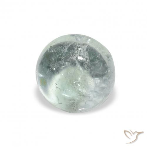 Turmalina Medium Light Green Natural 0.95ct, Redondo, Transparente