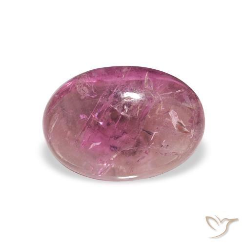 1.05ct Natural rosa médio Turmalina, oval, Transparente