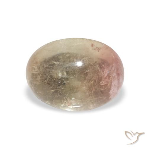 1.66ct Natural rosa médio Turmalina, oval, Transparente