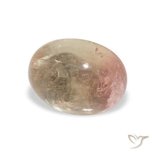 Turmalina rosa médio Natural 1.66ct, oval, Transparente