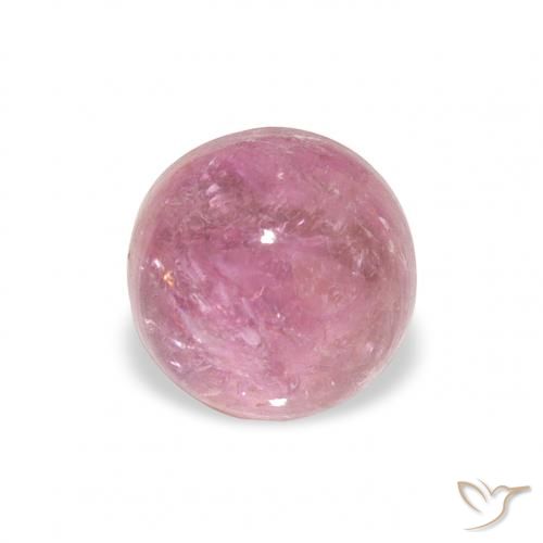 1.17ct Natural Magenta Rosa Turmalina, Redondo, Transparente