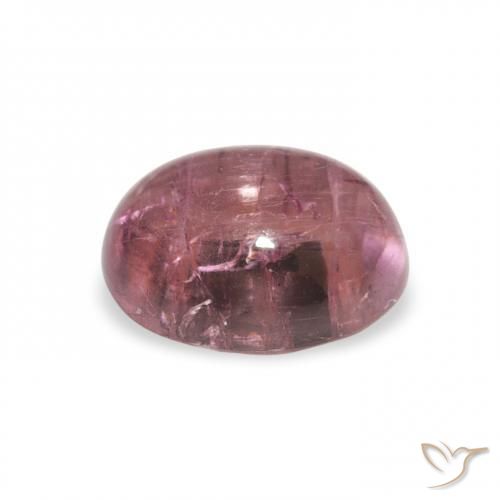 Turmalina Rosa quente Natural 1.13ct, oval, Transparente