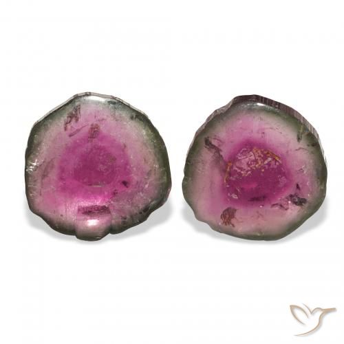 5.56ctw Melancia Turmalina, Chique, Transparente