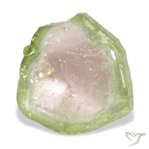 Turmalina bicolor Natural 13.82ct, Chique, Transparente