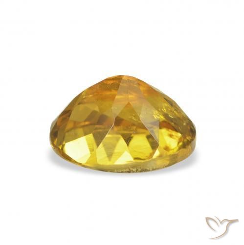 Turmalina ouro médio Natural 1.44ct, oval, VS