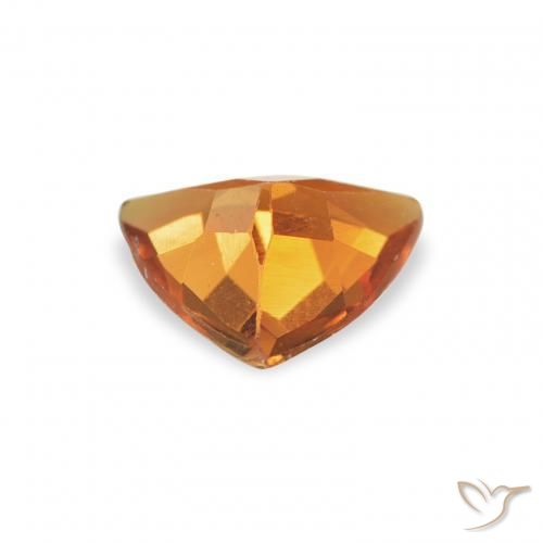 Turmalina Laranja Médio Natural 0.68ct, Trilhão, VS