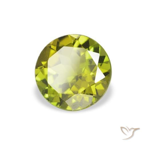 Turmalina Verde Floresta Quente Natural 0.89ct, Redondo, VVS-VS