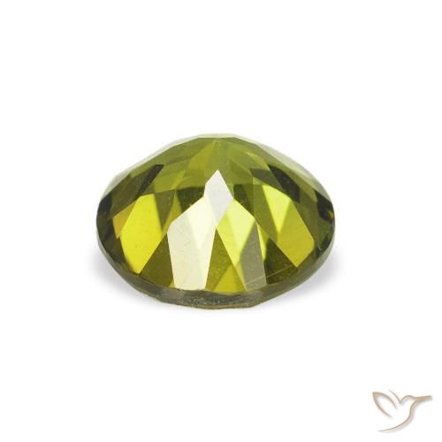 Turmalina Verde Floresta Quente Natural 0.89ct, Redondo, VVS-VS
