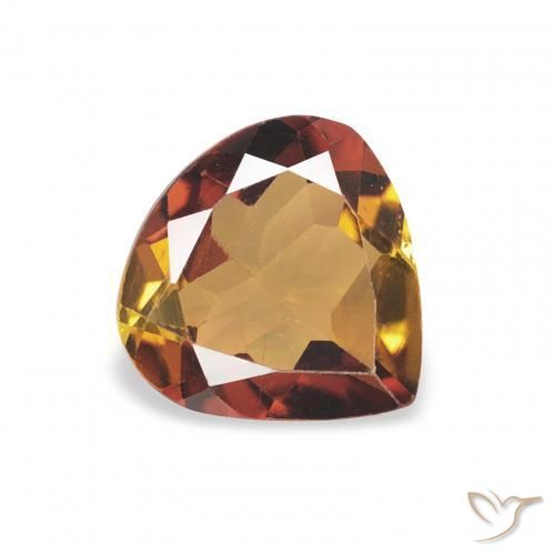 Turmalina Marrom Quente Natural 1.00ct, Formato de pêra, VVS-VS