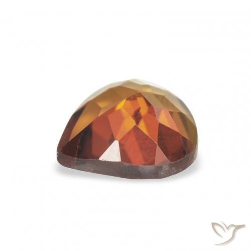 Turmalina Marrom Quente Natural 1.00ct, Formato de pêra, VVS-VS
