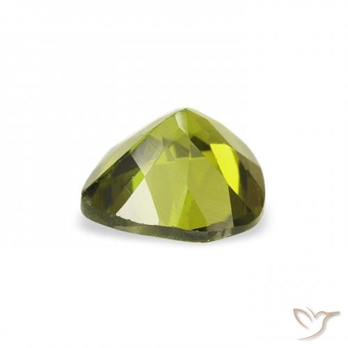 Turmalina Verde escuro Natural 0.66ct, Formato de pêra, VVS-VS