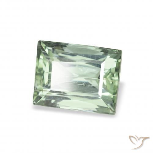Turmalina Verde Floresta Claro Natural 1.38ct, baguete, VS-SI