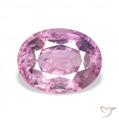 3.25ct Natural Rosa bem claro Turmalina, oval, VS-SI