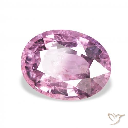 Turmalina Rosa bem claro Natural 3.25ct, oval, VS-SI