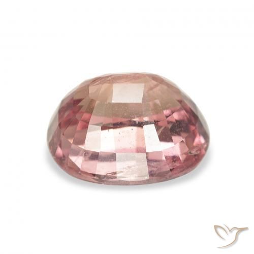 Turmalina Rosa choque claro Natural 3.40ct, oval, VS-SI