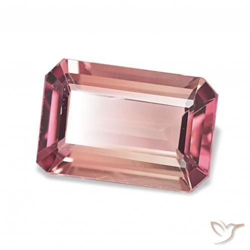 Turmalina Luz rosa Natural 2.49ct, Corte Octógono / Esmeralda, VVS-VS