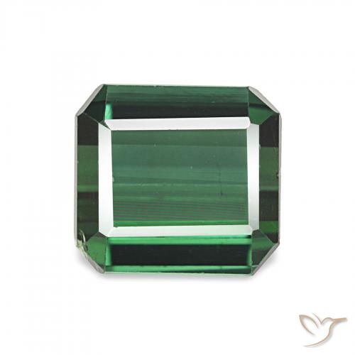 2.05ct Verde escuro Turmalina, Corte Esmeralda, VVS-VS